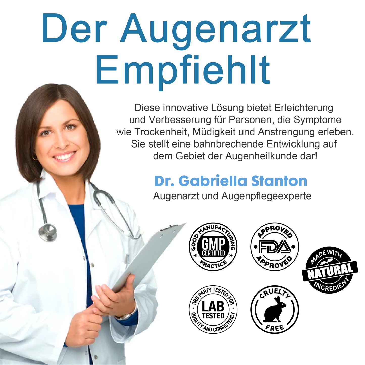 Ourlyard™ Augentropfen zur Behandlung von Sehproblemen